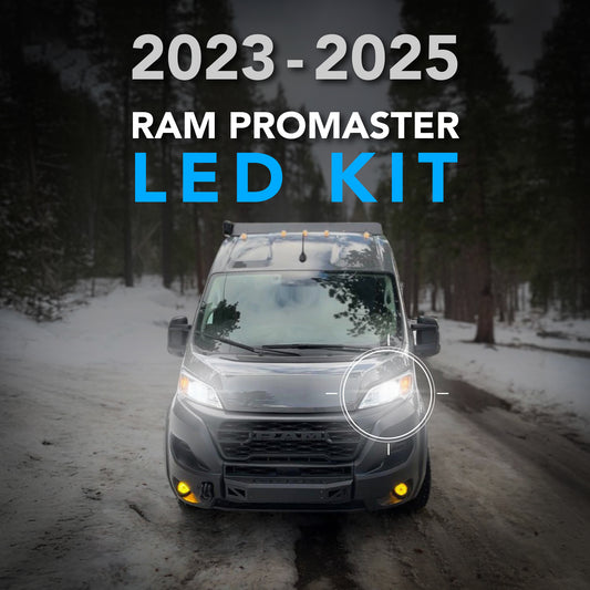 RAM ProMaster 2023-2025 LED Headlight Kit | High-Power Plug & Play
