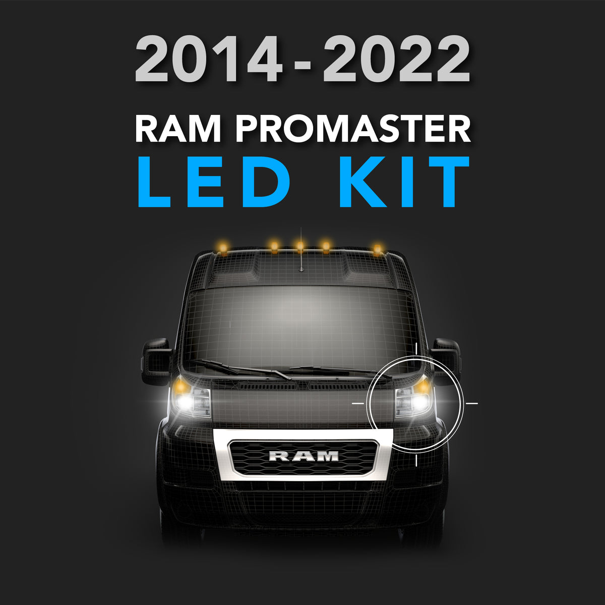 Ram ProMaster 2014-2022 LED Headlight Kit | High-Power Plug & Play ...