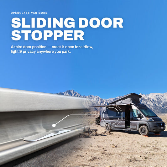 Sliding Door Stopper (Aircraft Grade & Heat Treated 6061 Aluminum)