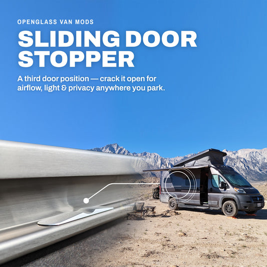 Sliding Door Stopper (Aircraft Grade & Heat Treated 6061 Aluminum)