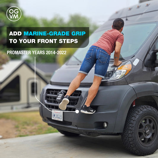 RAM ProMaster Front Bumper Step Grips (2014-2022)